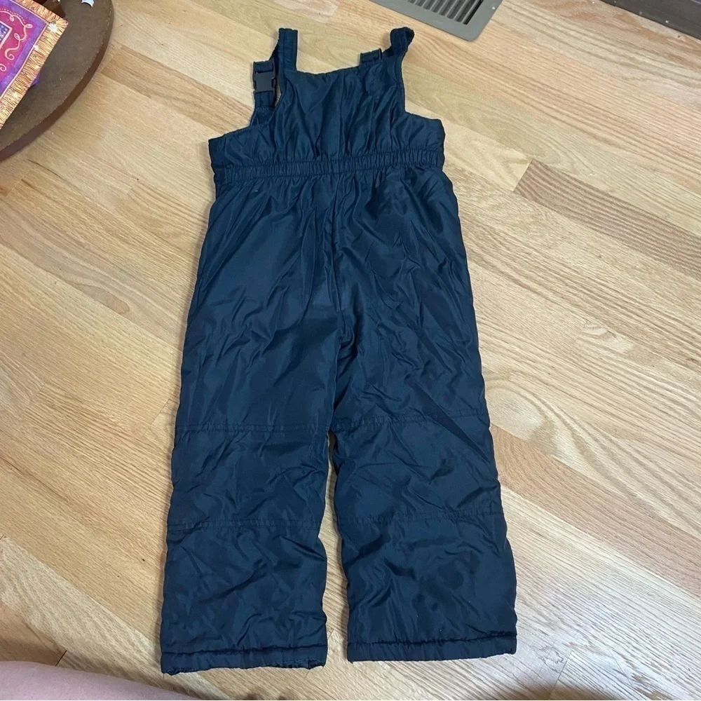 Carter’s Snow Winter Bib Overalls Sz 4T Blue Toddler Boys Kids